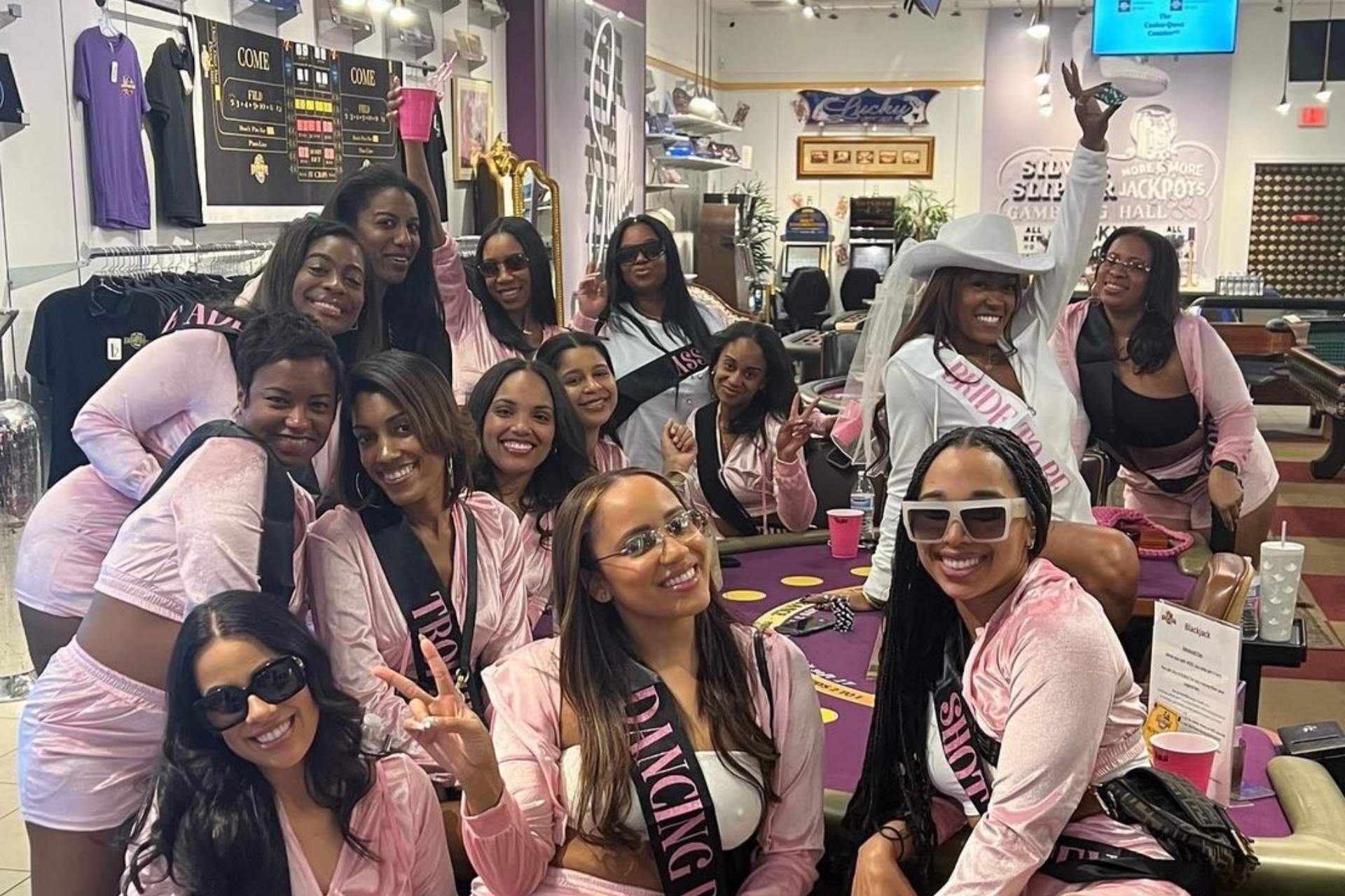 Bachelorette group casino lesson Las Vegas